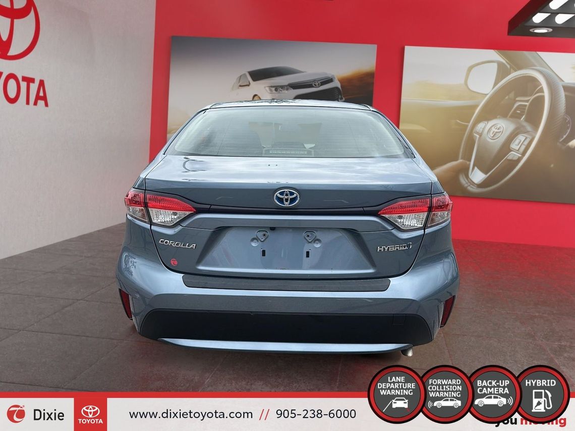 2020 TOYOTA COROLLA HYBRID LE PREMIUM / CLEAN CARFAX / LEATHER SURFACE / BACK UP CAMERA / HETAED STEERING WHEEL / APPLE CARPLAY