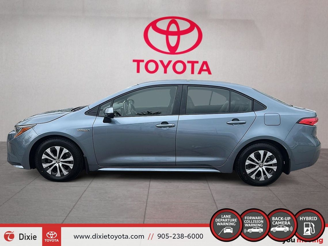 2020 TOYOTA COROLLA HYBRID LE PREMIUM / CLEAN CARFAX / LEATHER SURFACE / BACK UP CAMERA / HETAED STEERING WHEEL / APPLE CARPLAY