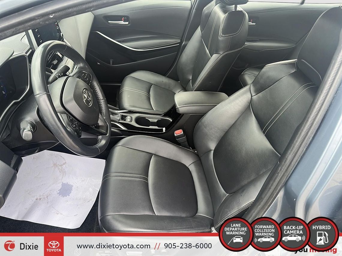 2020 TOYOTA COROLLA HYBRID LE PREMIUM / CLEAN CARFAX / LEATHER SURFACE / BACK UP CAMERA / HETAED STEERING WHEEL / APPLE CARPLAY