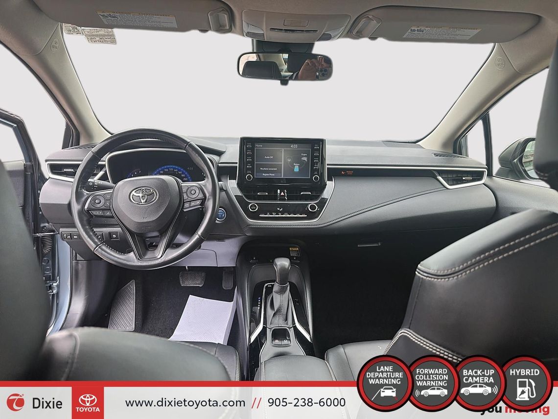 2020 TOYOTA COROLLA HYBRID LE PREMIUM / CLEAN CARFAX / LEATHER SURFACE / BACK UP CAMERA / HETAED STEERING WHEEL / APPLE CARPLAY