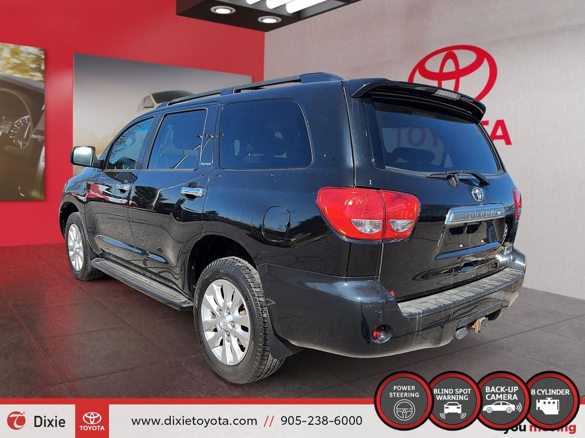 2017 TOYOTA SEQUOIA PLATNIUM 4WD / CLEAN CARFAX / HEATED AND VENTILATED SEATS / REAR ENTERTAINMENT SYSTEM