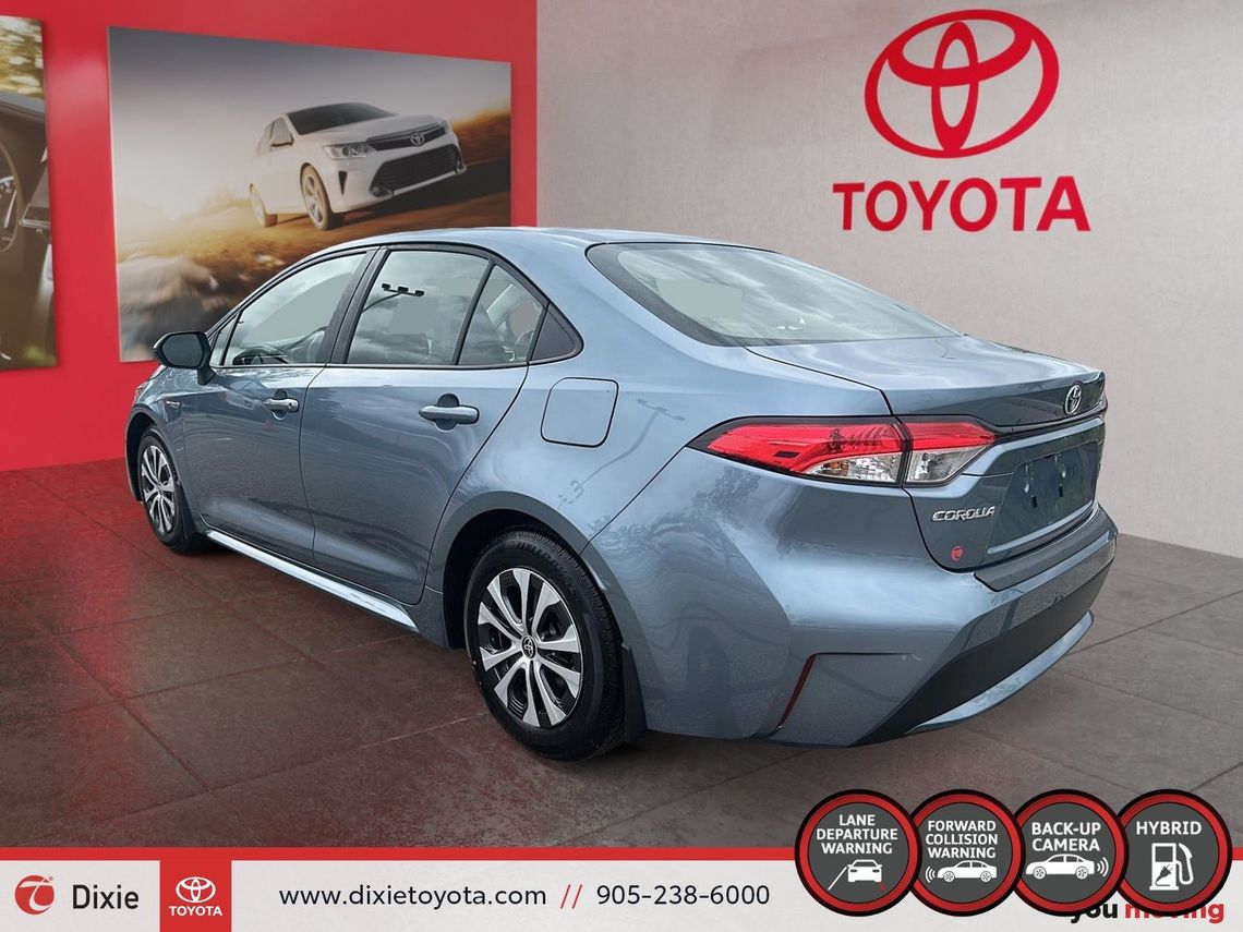 2020 TOYOTA COROLLA HYBRID LE PREMIUM / CLEAN CARFAX / LEATHER SURFACE / BACK UP CAMERA / HETAED STEERING WHEEL / APPLE CARPLAY