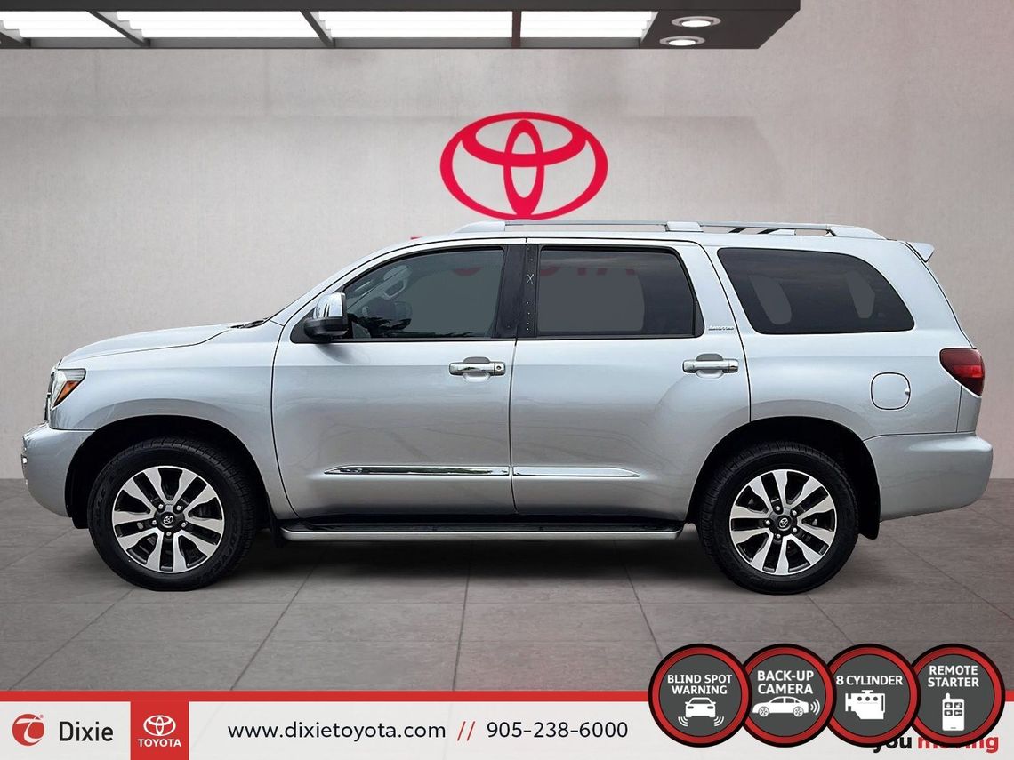 2020 TOYOTA SEQUOIA LIMITED 4WD 8 PASSANGER / TCUV / 8 PASSANGER / HEATED SEATS / LEATHER SURFACE / CARPLAY AND ANDROID AUTO