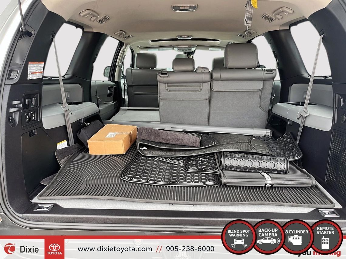 2020 TOYOTA SEQUOIA LIMITED 4WD 8 PASSANGER / TCUV / 8 PASSANGER / HEATED SEATS / LEATHER SURFACE / CARPLAY AND ANDROID AUTO