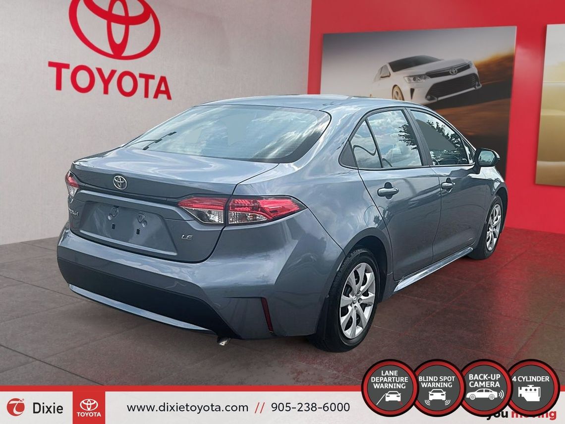 2021 TOYOTA COROLLA LE / TCUV / CLEAN CARFAX / HEATED SEATS / BACK UP CAMERA / CARPLAY AND ANDROID AUTO