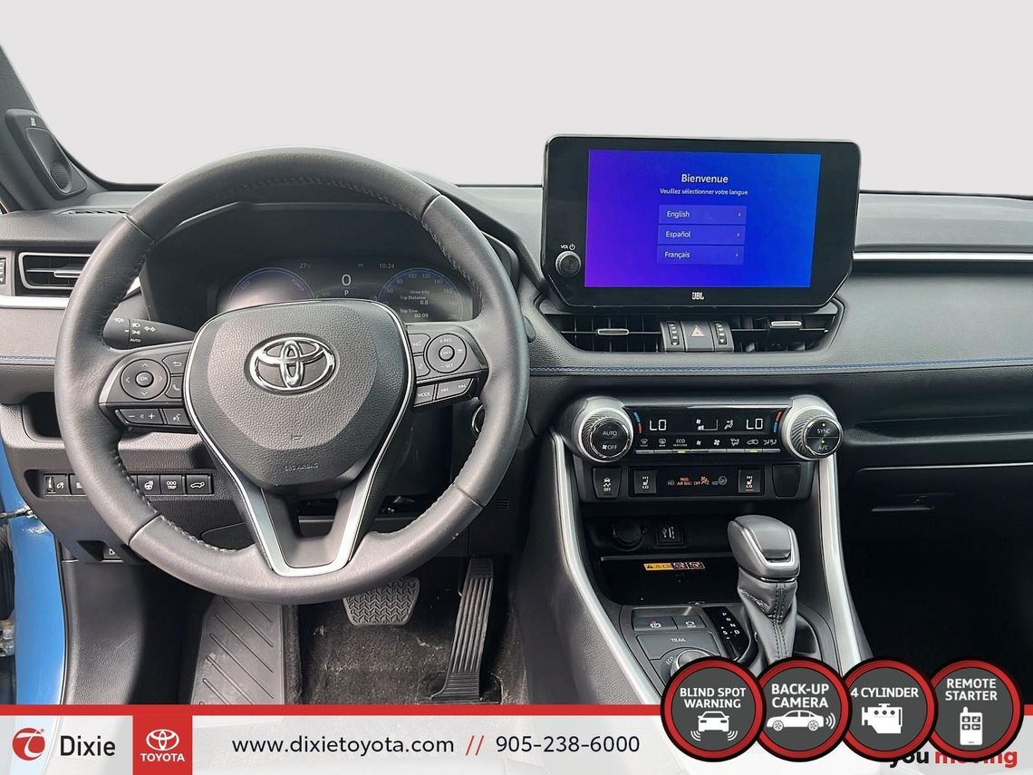 2023 TOYOTA RAV4 XSE TEC AWD HYBRID / CLEAN CARFAX / HEATED AND VENTILATED SEATS / MOONROOF / LEATHER SURFACE / ALLOY WHEELS / CARPLAY AND ANDROID AUTO