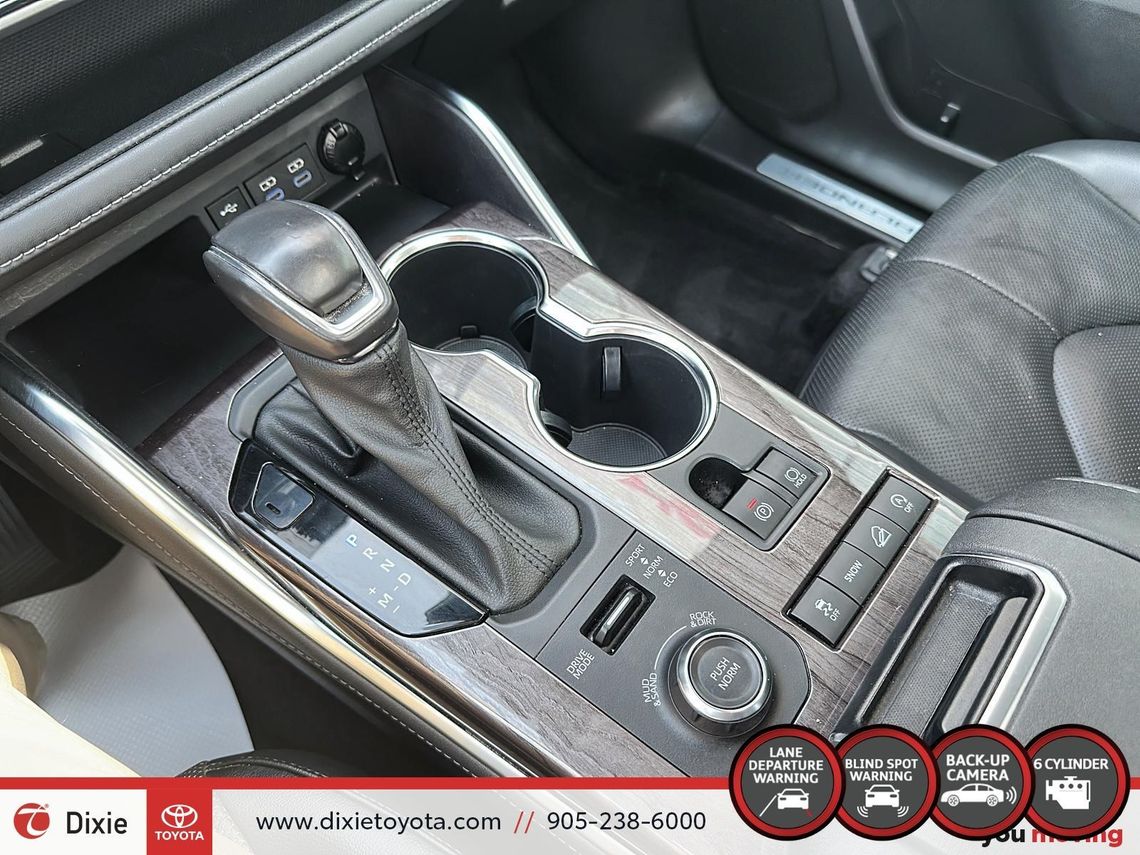 2022 TOYOTA HIGHLANDER LIMITED AWD / TCUV / HEATED AND VENTILATED SEATS / ALLOY WHEELS / LEATHER SURFACE / CARPLAY AND ANDROID AUTO