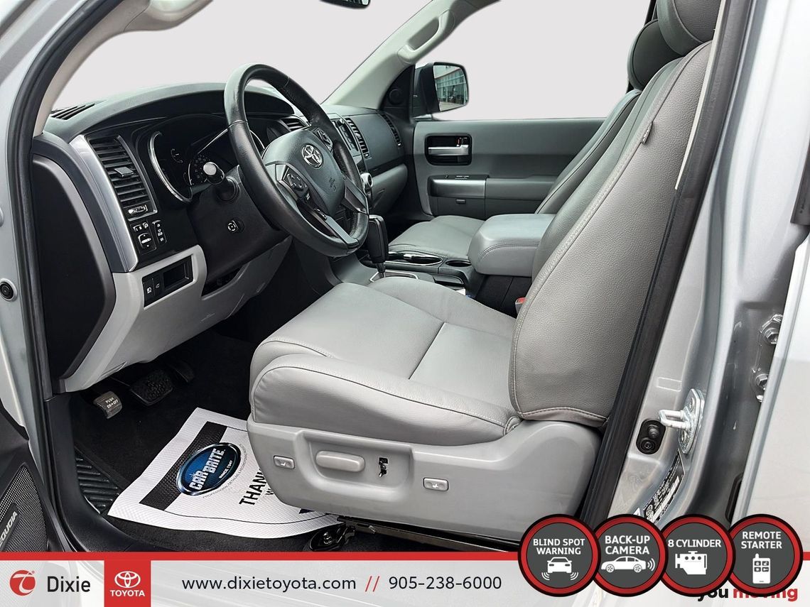2020 TOYOTA SEQUOIA LIMITED 4WD 8 PASSANGER / TCUV / 8 PASSANGER / HEATED SEATS / LEATHER SURFACE / CARPLAY AND ANDROID AUTO