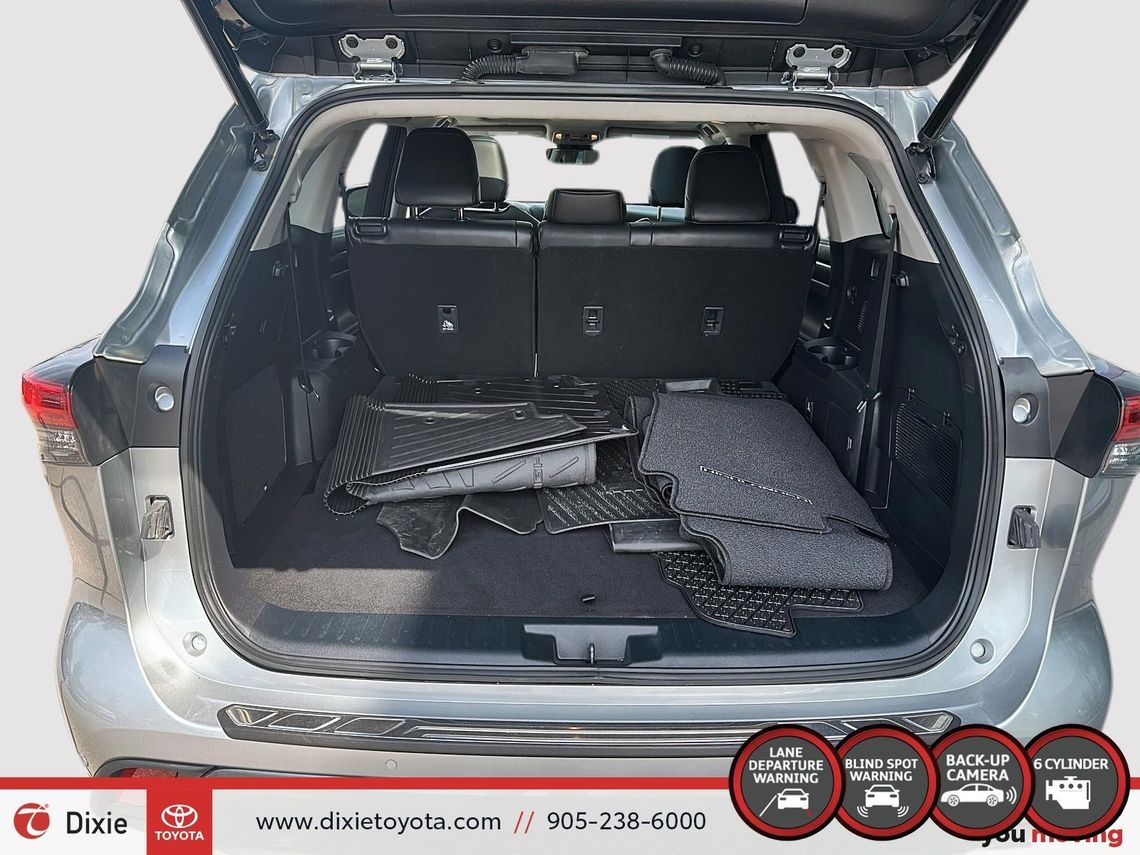 2022 TOYOTA HIGHLANDER LIMITED AWD / TCUV / HEATED AND VENTILATED SEATS / ALLOY WHEELS / LEATHER SURFACE / CARPLAY AND ANDROID AUTO