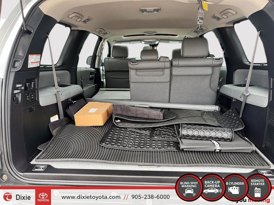 2020 TOYOTA SEQUOIA LIMITED 4WD 8 PASSANGER / TCUV / 8 PASSANGER / HEATED SEATS / LEATHER SURFACE / CARPLAY AND ANDROID AUTO