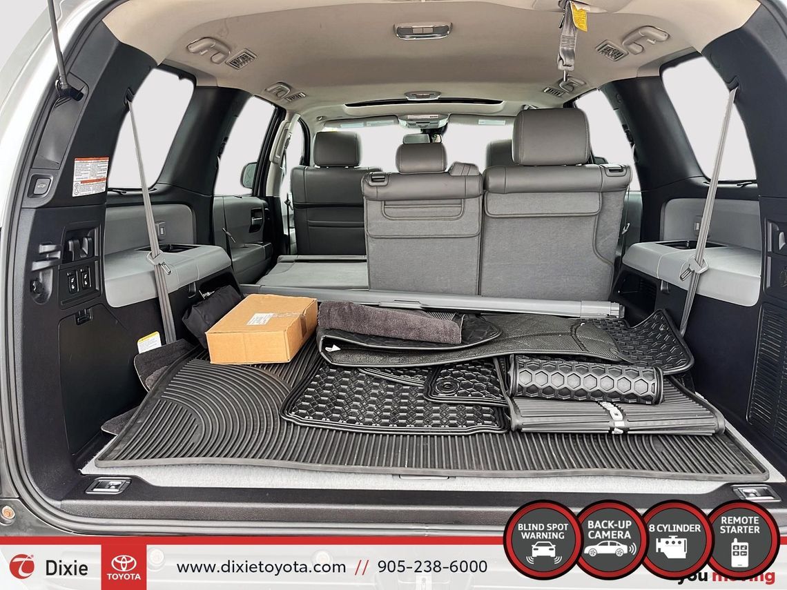 2020 TOYOTA SEQUOIA LIMITED 4WD 8 PASSANGER / TCUV / 8 PASSANGER / HEATED SEATS / LEATHER SURFACE / CARPLAY AND ANDROID AUTO