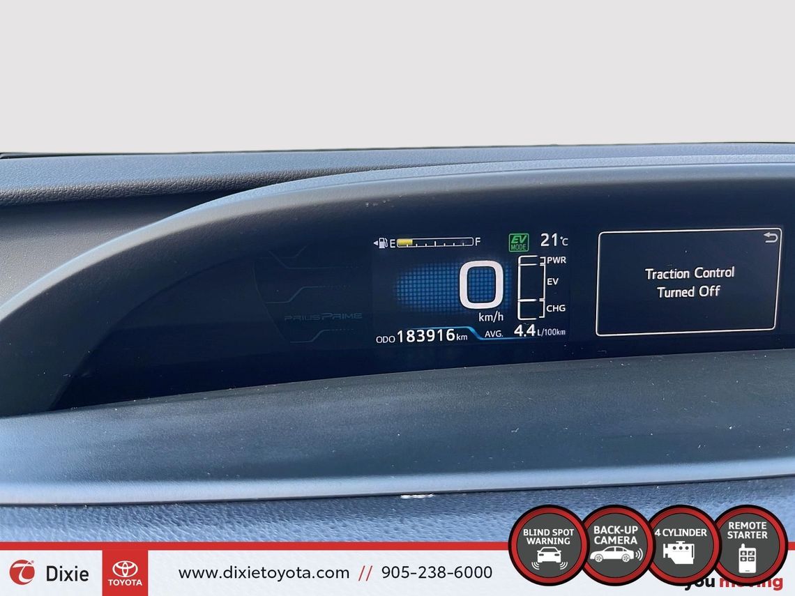 2018 TOYOTA PRIUS PRIME UPGRADE PLUG-IN HYBRID / HEATED SEATS / ALLOY WHEELS / BACKUP CAMERA
