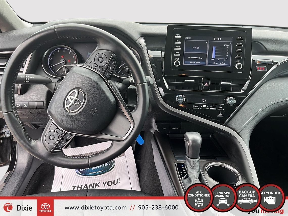 2021 TOYOTA CAMRY SE AWD / CLEAN CARFAX / HEATED SEATS / LEAHTER SURFACE / ALLOY WHEELS / CARPLAY AND ANDROID AUTO