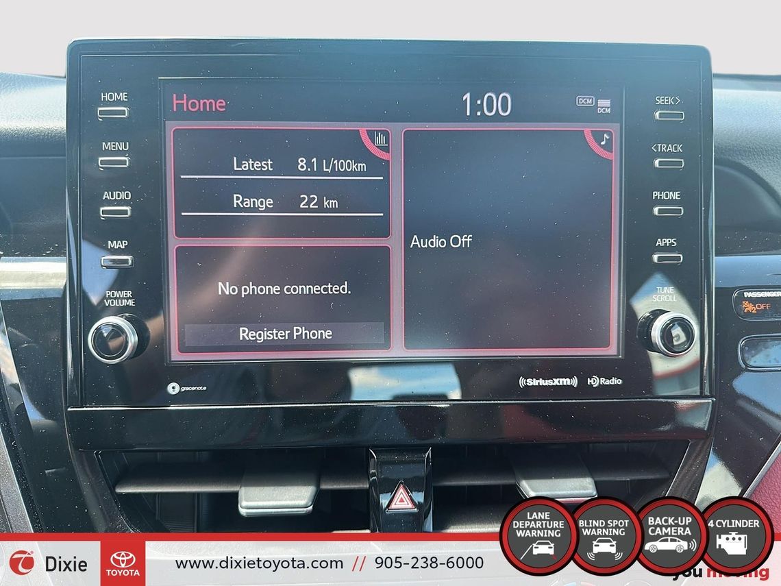 2022 TOYOTA CAMRY XSE / TCUV / HEATED SEATS / ALLOY WHEELS / MOONROOF / CARPLAY AND ANDROID AUTO