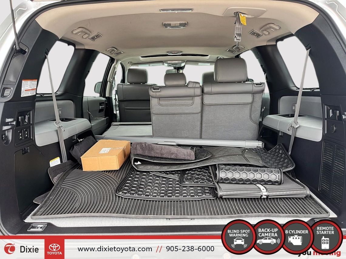 2020 TOYOTA SEQUOIA LIMITED 4WD 8 PASSANGER / TCUV / 8 PASSANGER / HEATED SEATS / LEATHER SURFACE / CARPLAY AND ANDROID AUTO