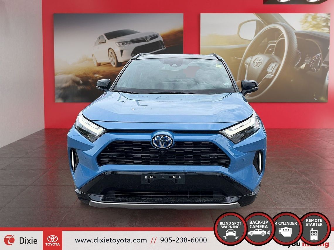 2023 TOYOTA RAV4 XSE TEC AWD HYBRID / CLEAN CARFAX / HEATED AND VENTILATED SEATS / MOONROOF / LEATHER SURFACE / ALLOY WHEELS / CARPLAY AND ANDROID AUTO